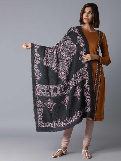 women's florals shawl - 17818376 - Very Small Image - 1