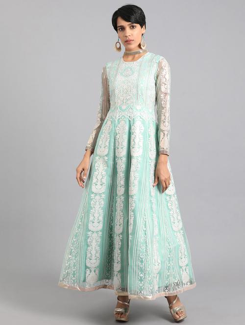 embellished anarkali kurta - 17924785 - Very Small Image - 1