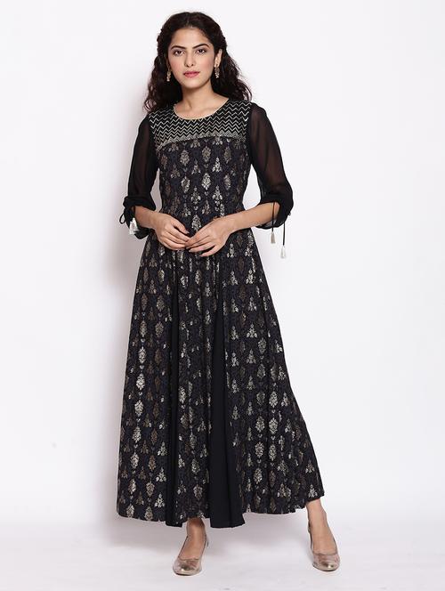 women's flared kurta - 17950041 - Very Small Image - 1