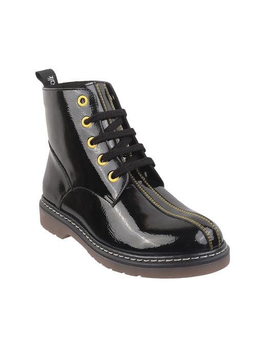 black lace up ankle boot - 17968093 - Very Small Image - 1