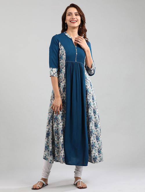 women's flared kurta - 17985027 - Very Small Image - 1