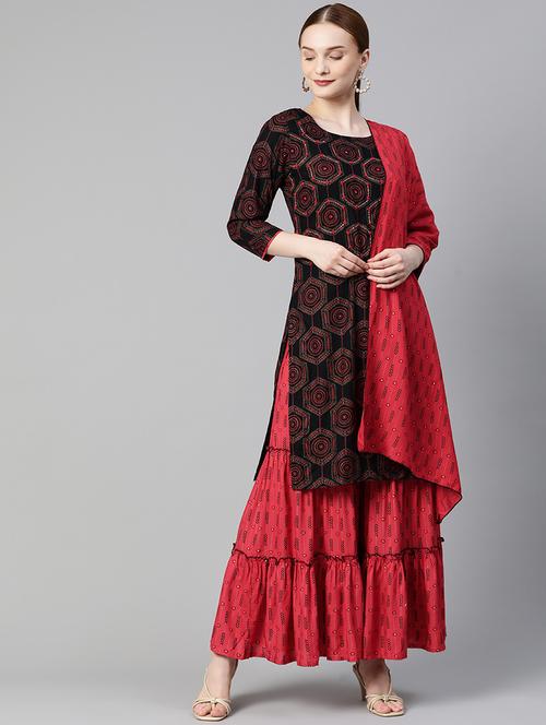 printed suit set - 18080040 - Very Small Image - 1