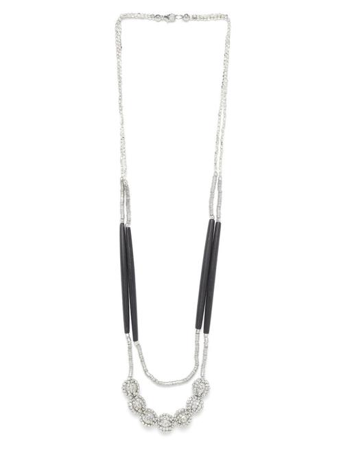 silver metal necklace - 18199027 - Very Small Image - 1