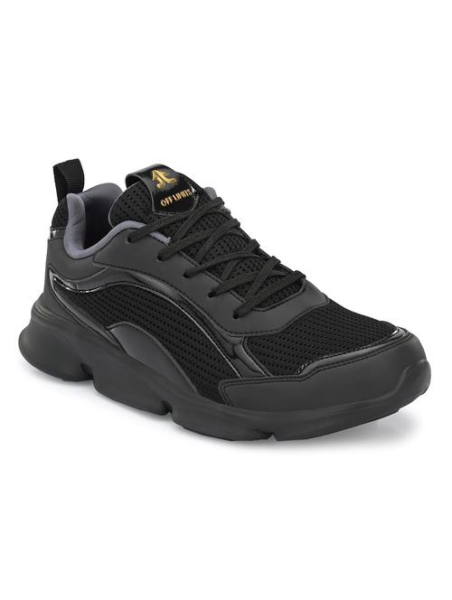 black mesh sport shoes - 18206988 - Very Small Image - 1