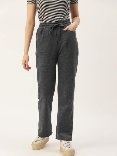 drawstring waist flat front trouser - 18267698 - Very Small Image - 1