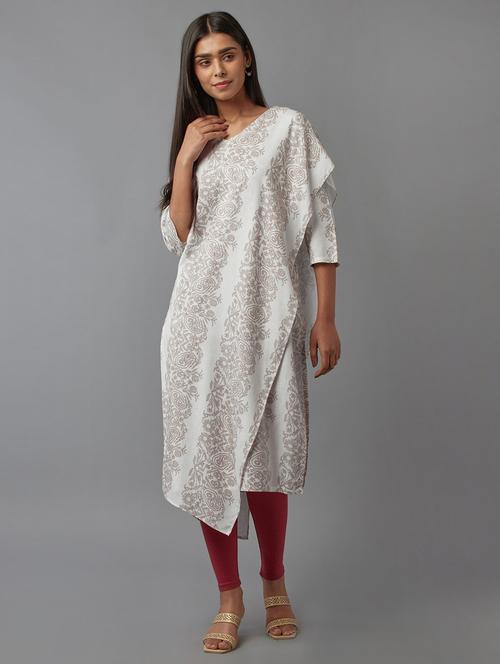 women's asymmetric kurta - 18277893 - Very Small Image - 1