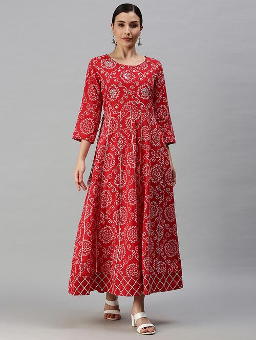 women's anarkali kurta - 18292909 - Very Small Image - 1
