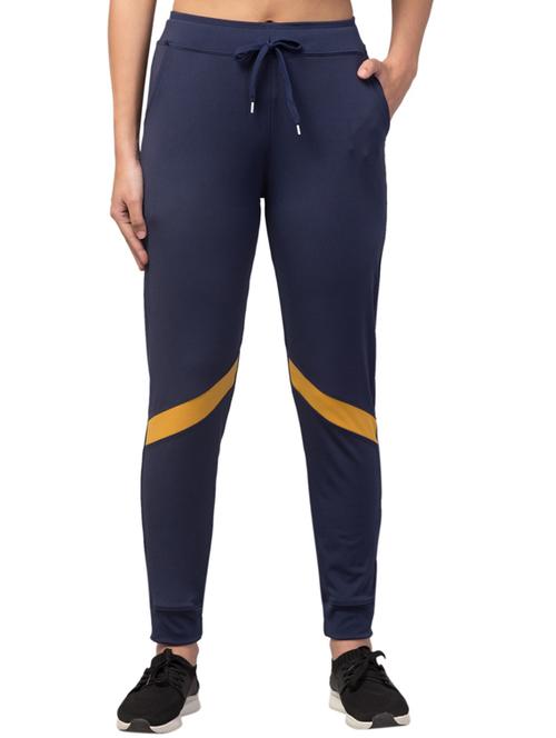 drawstring waist solid track pant - 18310857 - Very Small Image - 1