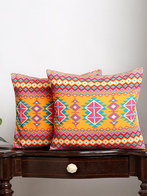 alina decor set of 2 digital printed cushion covers 24 x 24 inch - 18448350 - Very Small Image - 1