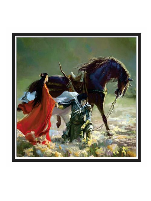 wall decal art prints on mdf board for decor (12x12 inches) unframed & without glass - 18521084 - Very Small Image - 1