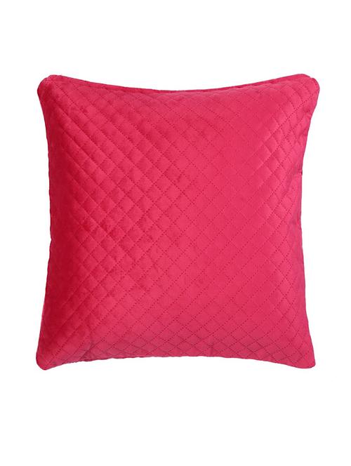 set of 2 rose pink solid cushion cover 16'' x 16'' - 18591708 - Very Small Image - 1