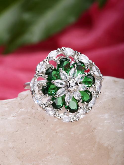 green metal finger ring - 18636193 - Very Small Image - 1