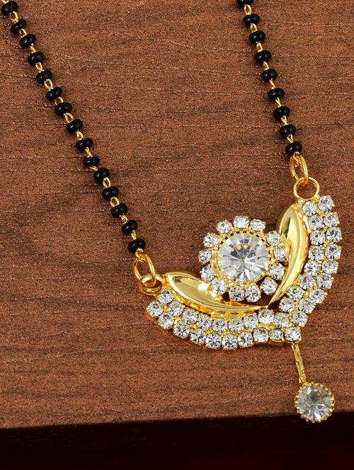 gold plated mangalsutra - 18637489 - Very Small Image - 1