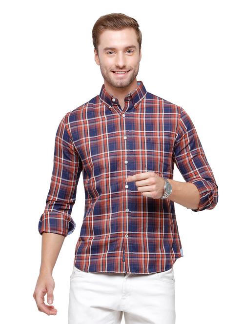 multi colored checkered casual shirt - 18738201 - Very Small Image - 1