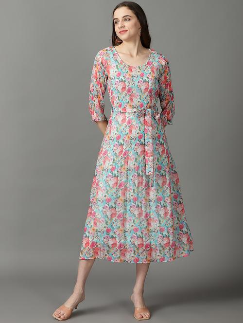 women's floral dress - 19159741 - Very Small Image - 1