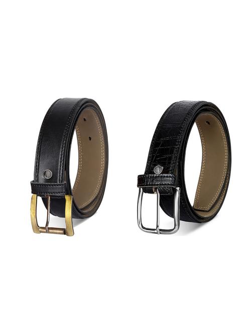 pack of 2 leatherette belt - 19227135 - Very Small Image - 1