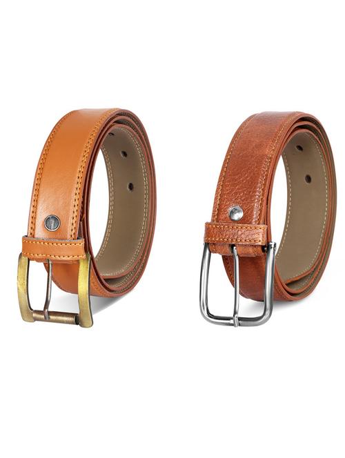 pack of 2 leatherette belt - 19231799 - Very Small Image - 1