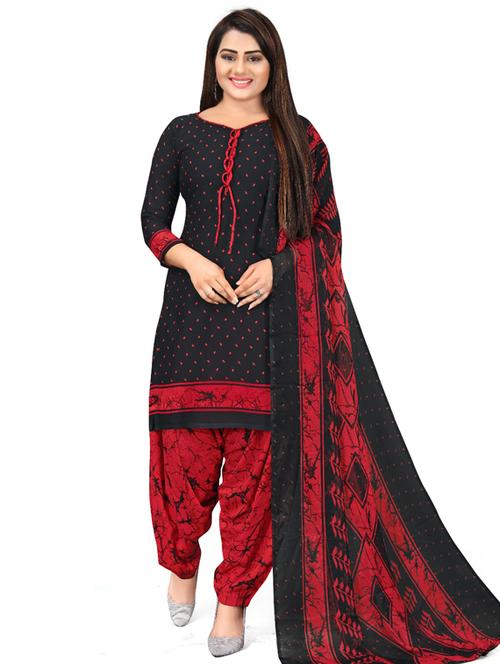 printed unstitched suit set - 19283986 - Very Small Image - 1