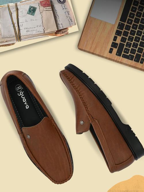 tan tpr slip on loafers - 19435436 - Very Small Image - 1