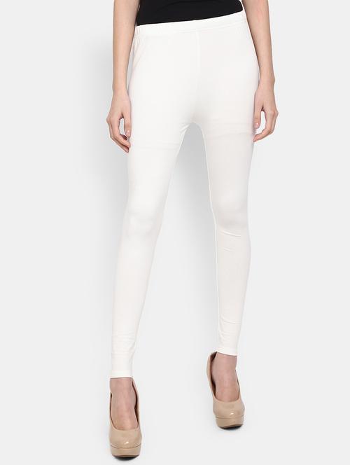 white cotton leggings - 19436180 - Very Small Image - 1