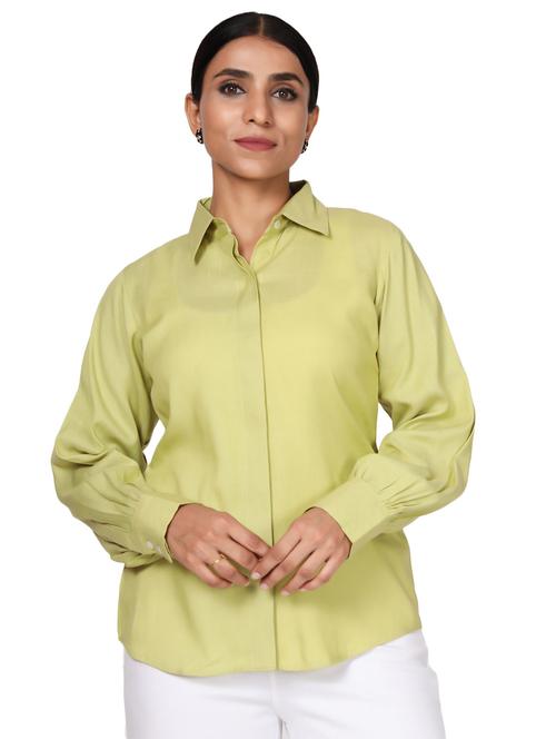 shirt collar solid shirt - 19475208 - Very Small Image - 1