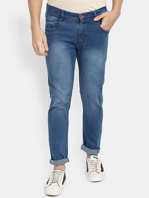 mens slim fit plain jeans - 19596531 - Very Small Image - 1