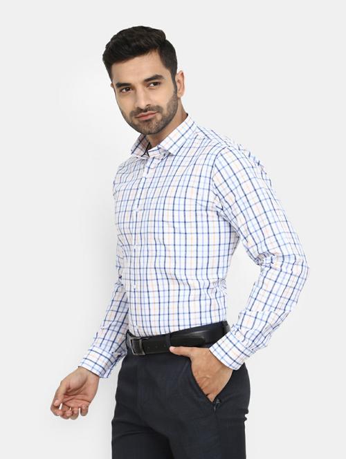 mens checks formal shirt - 19608690 - Very Small Image - 1