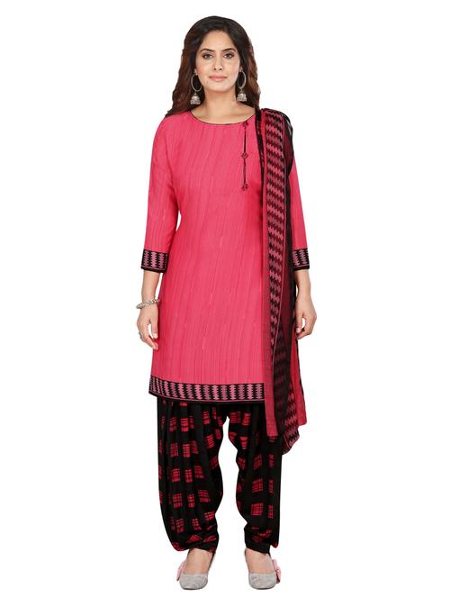 printed unstitched suit set - 19622765 - Very Small Image - 1
