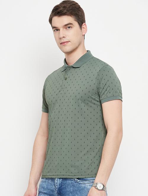 printed cotton polo t-shirt - 19665257 - Very Small Image - 1