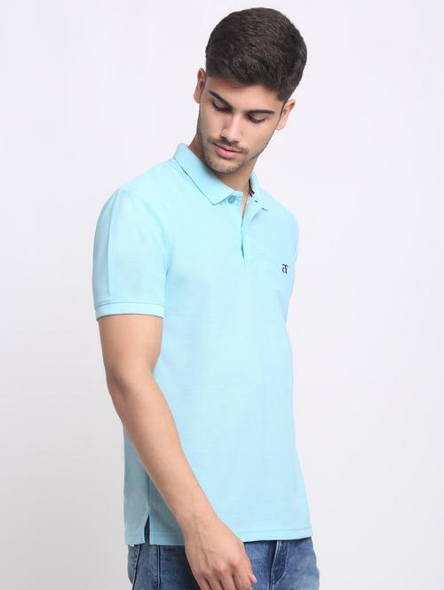 logo print polo neck t-shirt - 19808103 - Very Small Image - 1