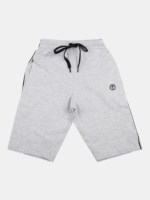 boys solid grey shorts - 19908354 - Very Small Image - 1