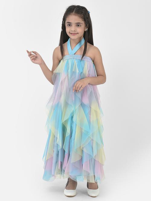 girls halter neck sleeveless dress - 19992249 - Very Small Image - 1