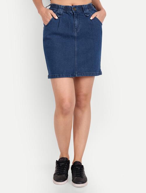 women denim short shirt - 20131593 - Very Small Image - 1