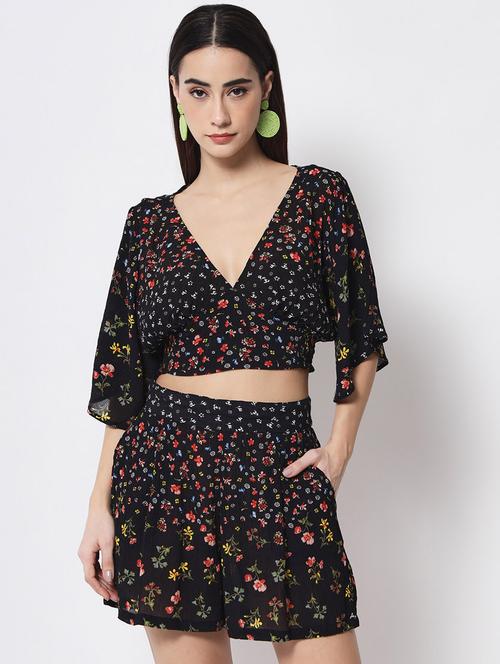 women multi color floral printed co-ord set - 20265491 - Very Small Image - 1