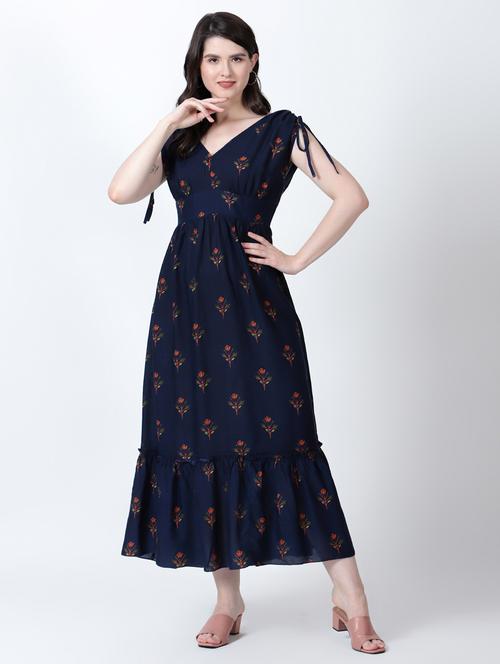 women's tiered dress floral dress - 20292576 - Very Small Image - 1