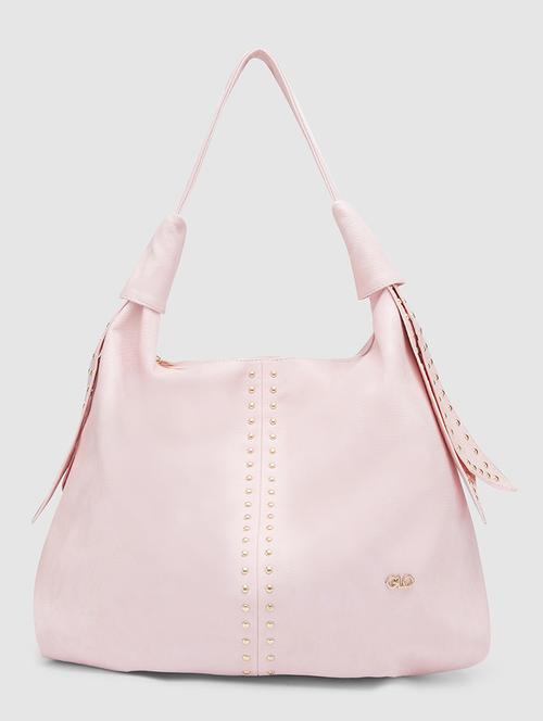 pink leatherette (pu) handbag - 20355103 - Very Small Image - 1
