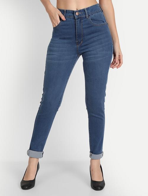 women's plain skinny fit jeans - 20386494 - Very Small Image - 1