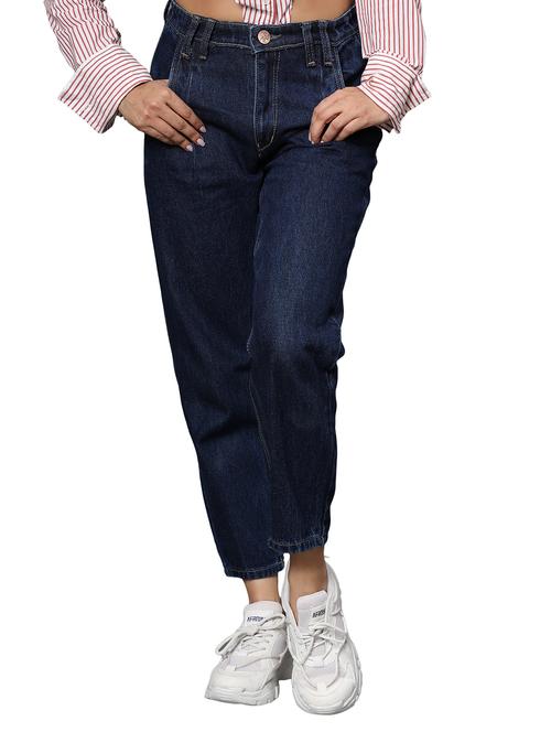 women's plain mom fit jeans - 20386691 - Very Small Image - 1