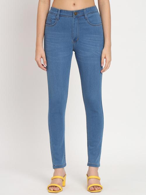 women's plain slim fit jeans - 20483869 - Very Small Image - 1