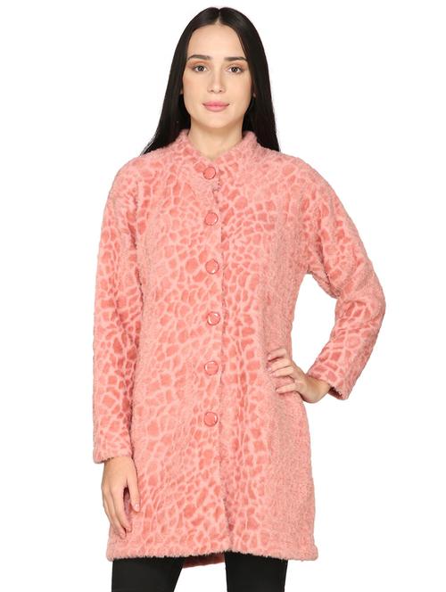 rosewater self designed woolen coat - 20511770 - Very Small Image - 1