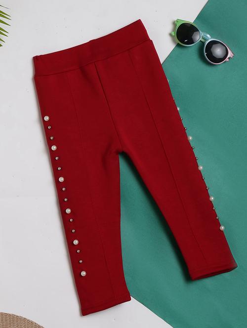 red solids legging - 20687971 - Very Small Image - 1
