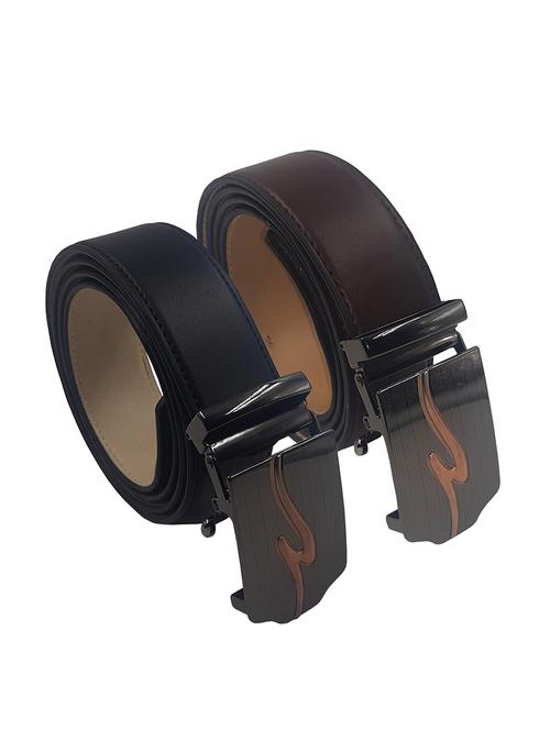 pack of 2 leather belts - 20703734 - Very Small Image - 1