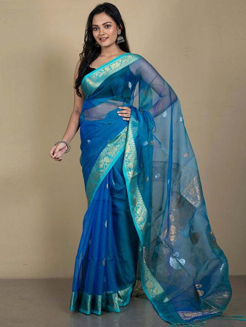 women self design bordered saree - 20894257 - Very Small Image - 1