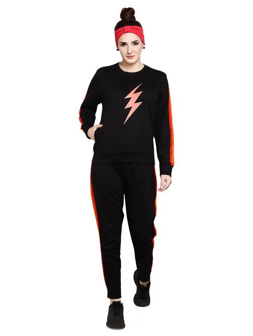 women black color block top and trouser co-ord set - 20962040 - Very Small Image - 1