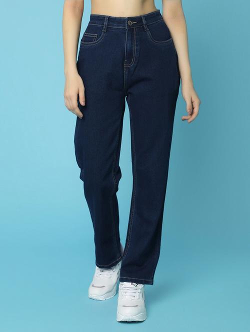 blue solid denim jeans - 21043484 - Very Small Image - 1