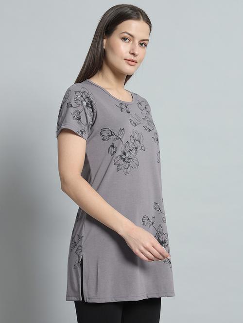 women round neck printed tee - 21093642 - Very Small Image - 1