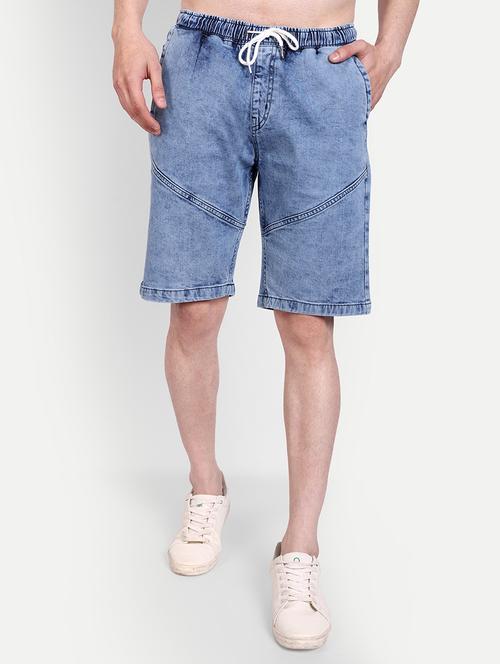 men light blue denim shorts - 21145248 - Very Small Image - 1