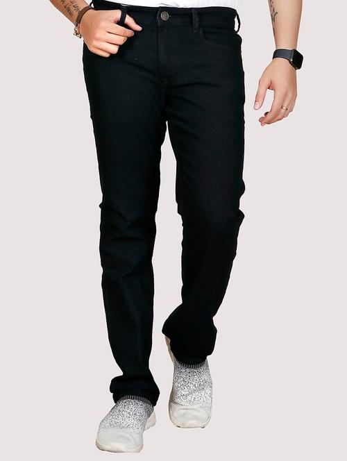 solid black denim jeans - 21145346 - Very Small Image - 1