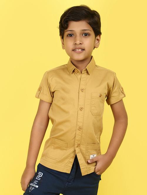 boys cotton short sleeve shirt - 21177320 - Very Small Image - 1