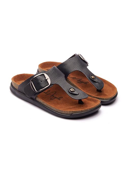 black slip on slippers - 21180971 - Very Small Image - 1